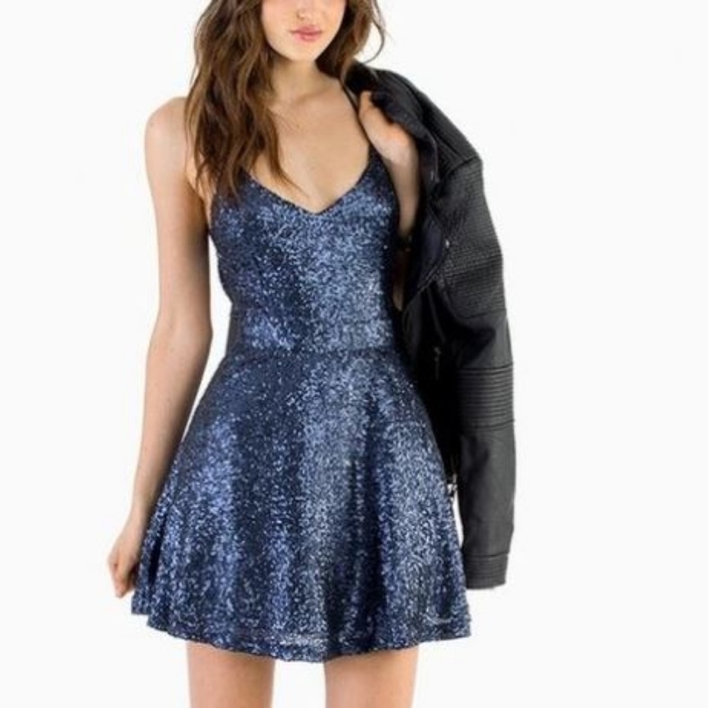 Tobi Sequin Dress